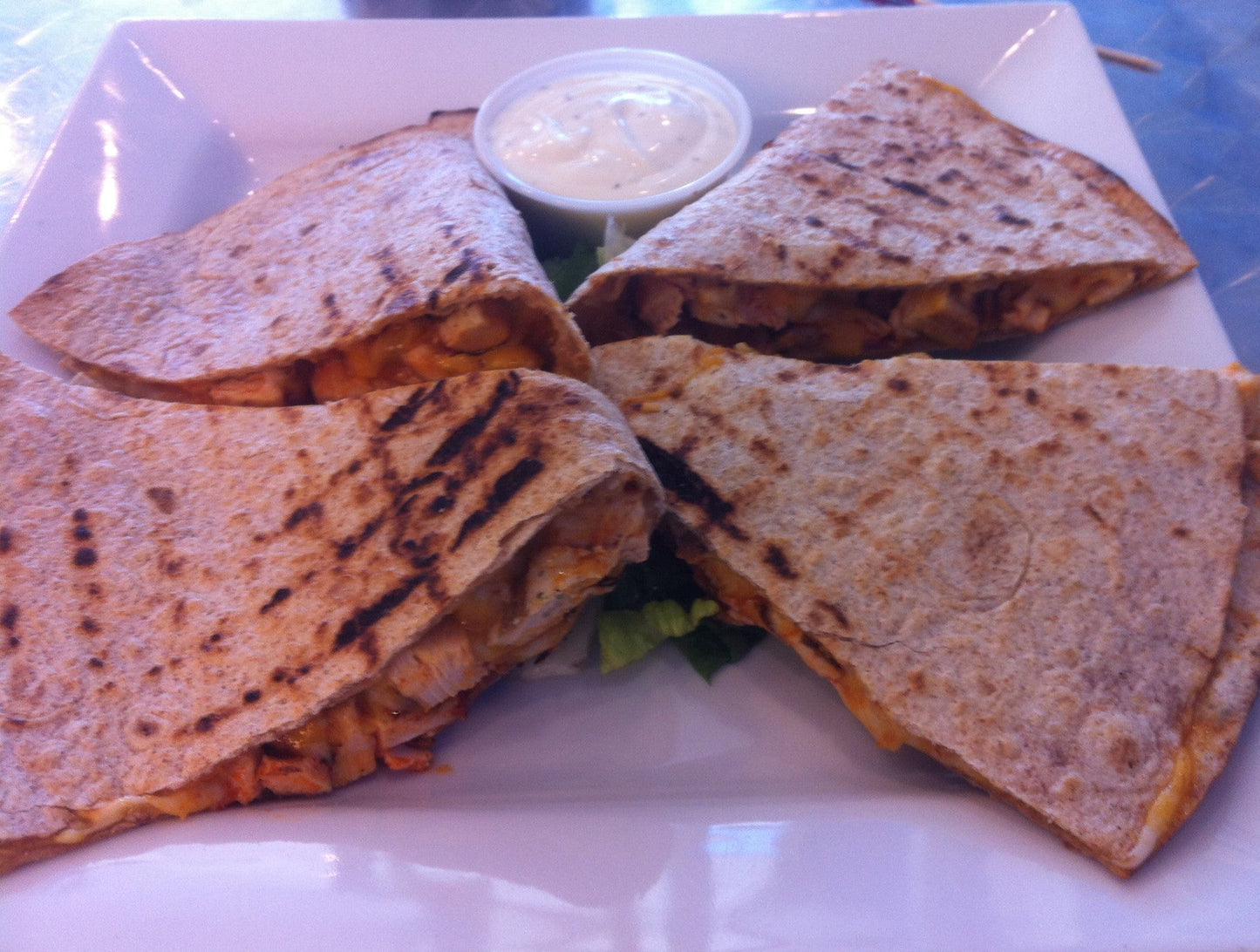 Buffalo Chicken Quesadilla