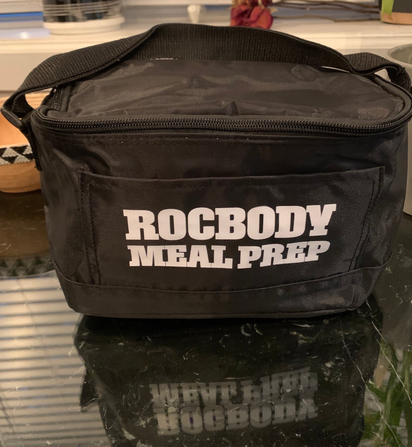 3-Rocbody Meal Insulated Cooler Bag (Black)