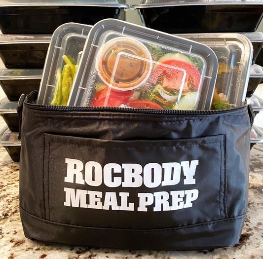 3-Rocbody Meal Insulated Cooler Bag (Black)