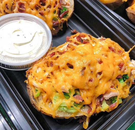 Loaded Potato Skins + Chicken