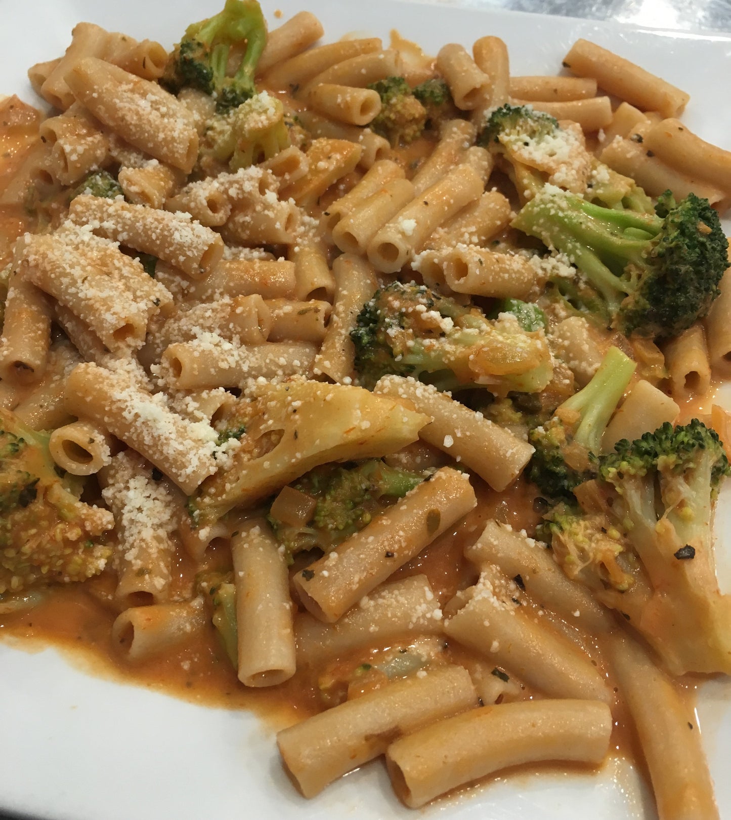 Gluten Free Penne Vodka + Brocolli