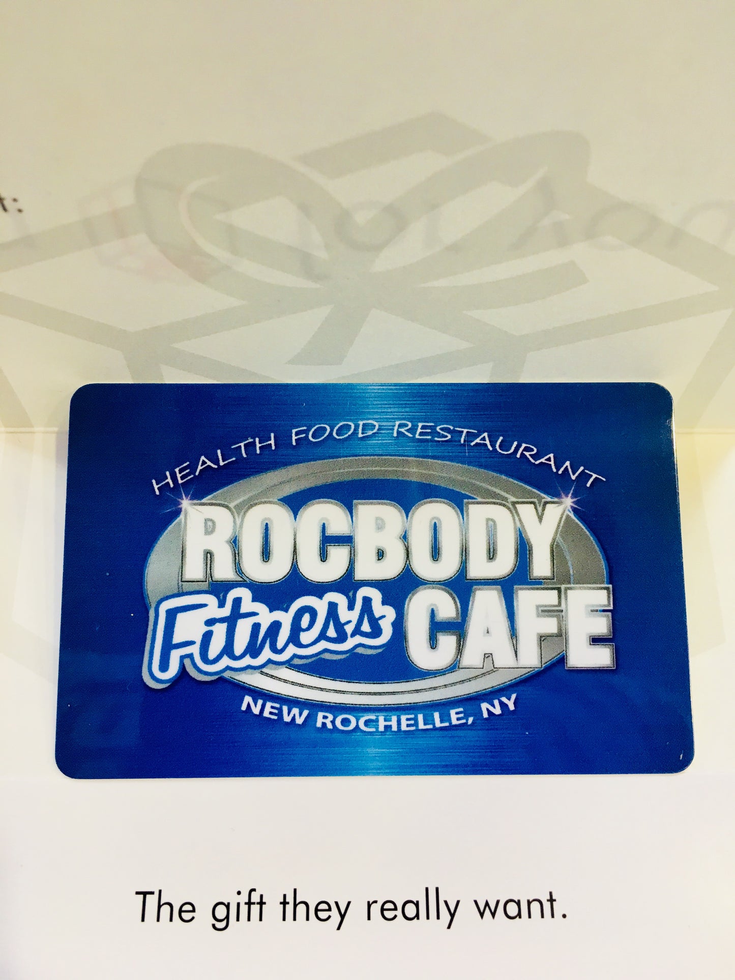 Rocbody Fitness Cafe Gift Card